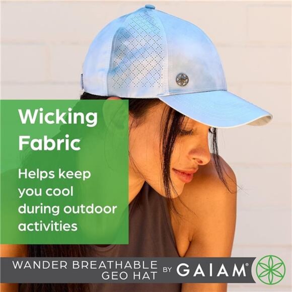 Womens Breathable Sun Hat Adjustable Outdoor Yoga Golf Tennis Summer Fitness Cap - Picture 5 of 7